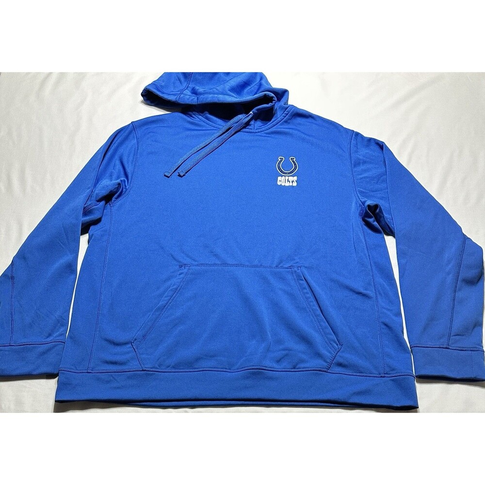Indianapolis Colts Football Dunbrooke Hoodie Sweatshirt Hood NFL Mens Size XL